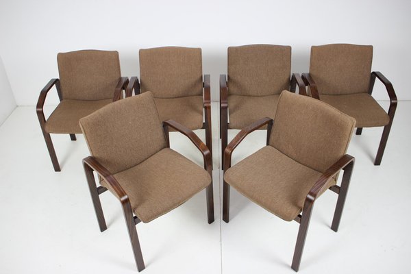 Lounge Chairs from Národní Podnik Holešov, 1993, Set of 6-TZ-975085