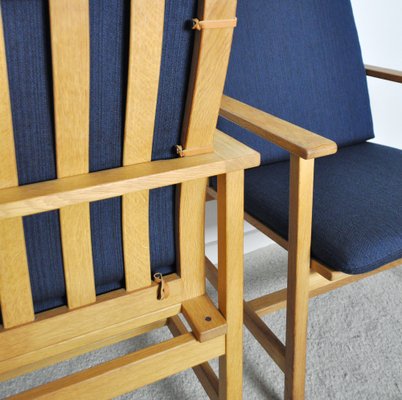 Lounge Chairs in Oak by Børge Mogensen for Fredericia Stolfabrik-HPQ-1336761