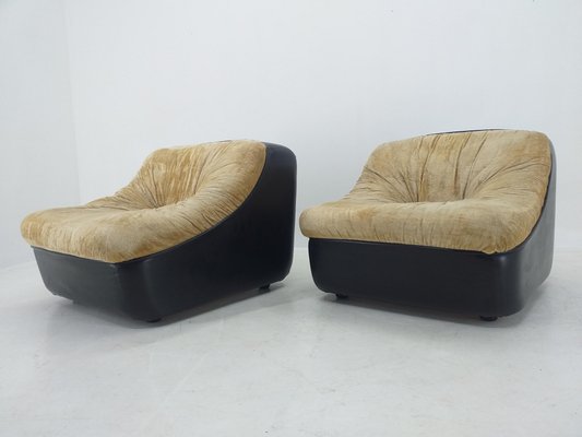 Lounge Chairs, Italy, 1970s, Set of 2-TZ-1033122