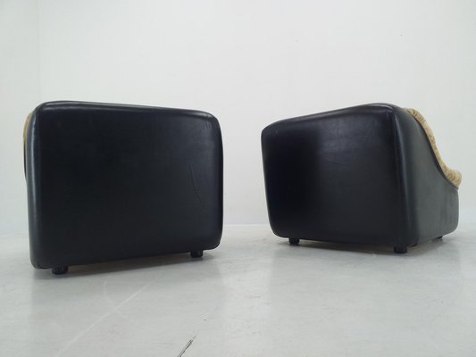 Lounge Chairs, Italy, 1970s, Set of 2-TZ-1033122