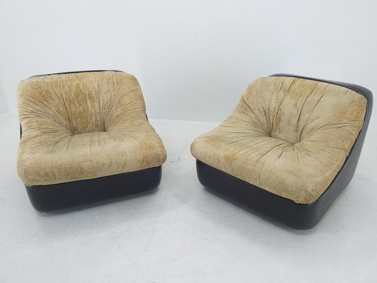 Lounge Chairs, Italy, 1970s, Set of 2-TZ-1033122