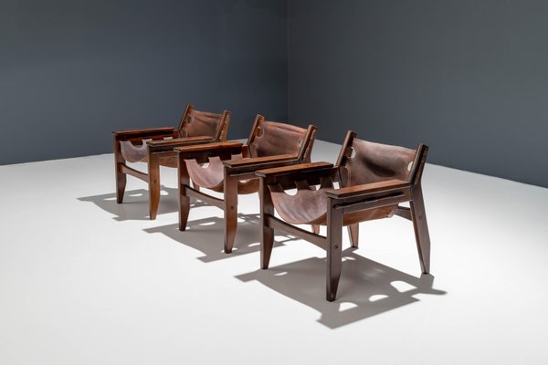 Lounge Chairs Kilin by Sergio Rodrigues, Brasil, 1970s, Set of 3-ITV-1299150