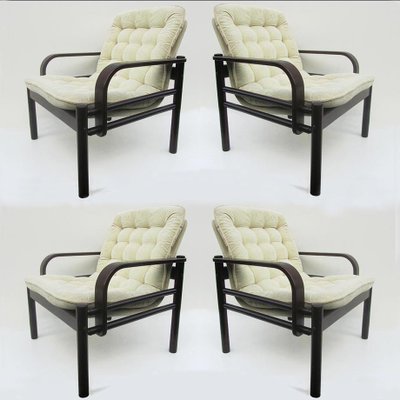 Lounge Easy Chairs by Bror Boije for Dux Miljo Expo, Sweden, 1980s, Set of 4-EA-1257602