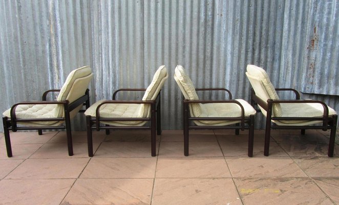 Lounge Easy Chairs by Bror Boije for Dux Miljo Expo, Sweden, 1980s, Set of 4-EA-1257602