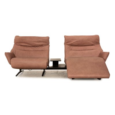 Lounger 4905 Leather Two-Seater Sofa in Pink Rose from Himolla-RQW-1794977