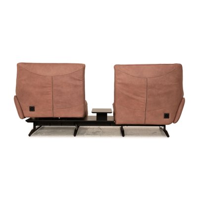 Lounger 4905 Leather Two-Seater Sofa in Pink Rose from Himolla-RQW-1794977