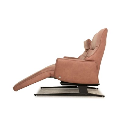 Lounger 4905 Leather Two-Seater Sofa in Pink Rose from Himolla-RQW-1794977