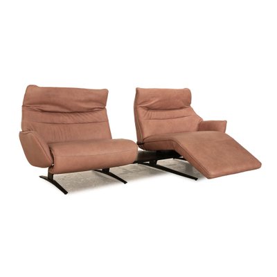 Lounger 4905 Leather Two-Seater Sofa in Pink Rose from Himolla-RQW-1794977