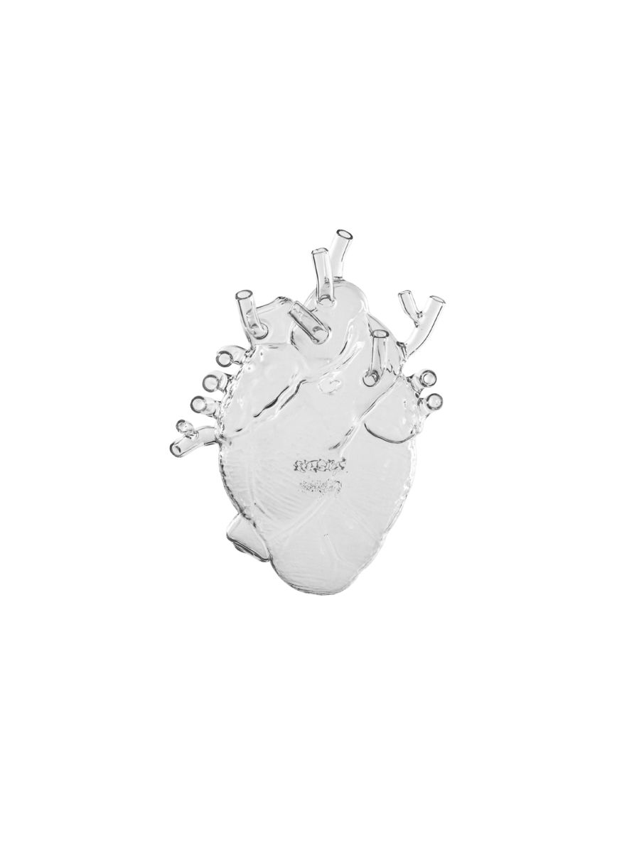 Glass Vase Love in Bloom Heart by Seletti – High Home