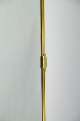 Lovely Brass Wall Mirror, 1950s-KQB-1283348