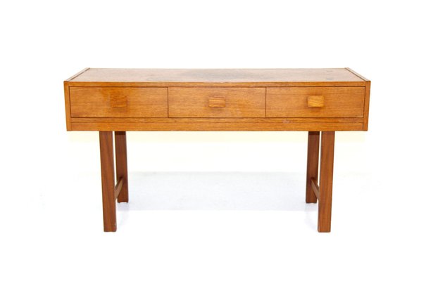 Low Dresser in Teak & Beech, Sweden, 1960s-GEK-1340627