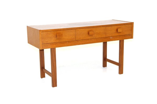 Low Dresser in Teak & Beech, Sweden, 1960s-GEK-1340627