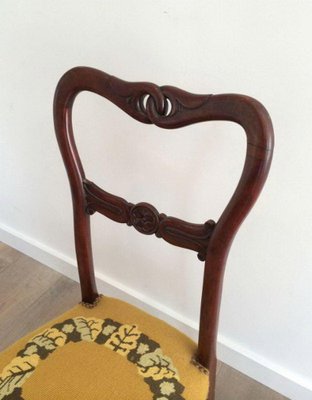 Low Mahogany Side Chairs, 19th-Century, Set of 2-BA-1365682