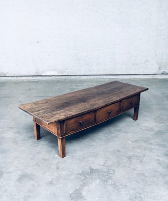 Low Spanish Folk Art Console or Coffee Table-RQV-1707086