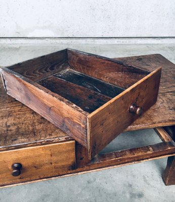 Low Spanish Folk Art Console or Coffee Table-RQV-1707086