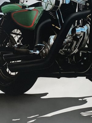 Luca Pagani, Harley Davidson 883 Custom, Acrylic on Aluminum, 2008-QMZ-1770504