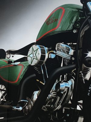 Luca Pagani, Harley Davidson 883 Custom, Acrylic on Aluminum, 2008-QMZ-1770504