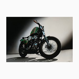 Luca Pagani, Harley Davidson 883 Custom, Acrylic on Aluminum, 2008-QMZ-1770504