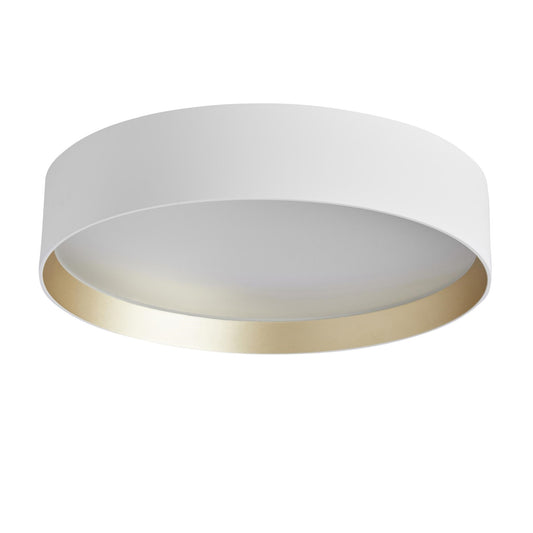 LUCIA 35 Ceiling/Wall Lamp by Loom Design #White / Gold