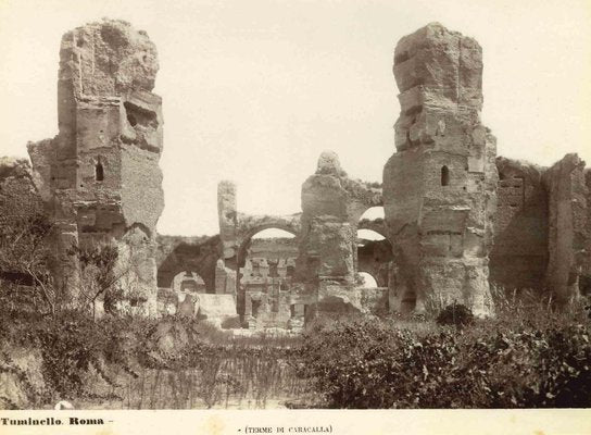 Ludovico Tuminello, Baths of Caracalla, Vintage Photograph, Early 20th Century-ZCI-1374521