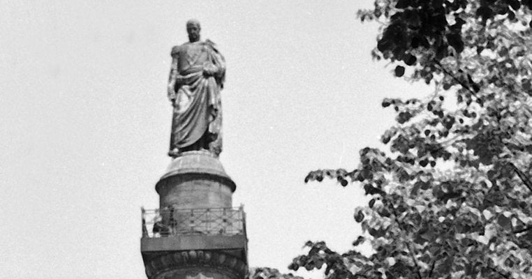 Ludwigs Column at Luisenplatz Square at Darmstadt, Germany, 1938, Printed 2021-DYV-997886