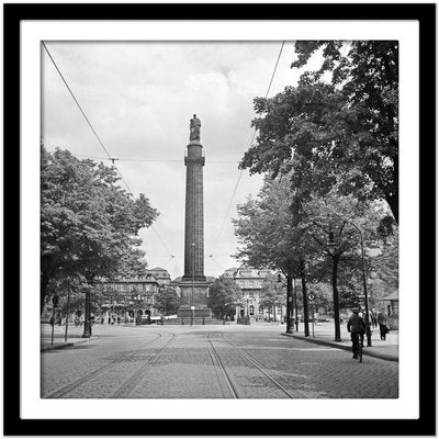 Ludwigs Column at Luisenplatz Square at Darmstadt, Germany, 1938, Printed 2021-DYV-997876