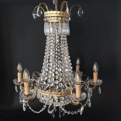 Lüstre a Corbeille Chandelier, 1890s-NWA-1730050