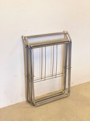 Luggage Racks in Steel, 1970s, Set of 2-NPC-971846