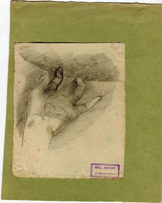 Luigi Galli, The Hand, Original Drawing, 19th-Century-ZCI-1164152