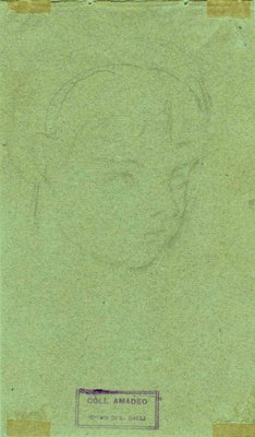 Luigi Galli, The Portrait, Original Drawing, 19th-Century-ZCI-1164147