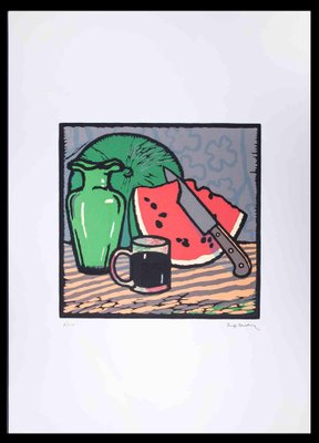 Luigi Servolini, Still Life, Original Screen Print, 1950s-ZCI-1291406