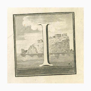 Luigi Vanvitelli, Letter of the Alphabet I, Etching, 18th Century-ZCI-1770121