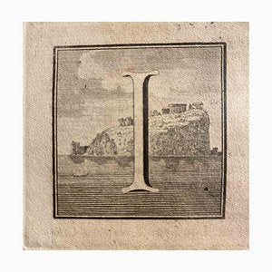 Luigi Vanvitelli, Letter of the Alphabet I, Etching, 18th Century-ZCI-1760656