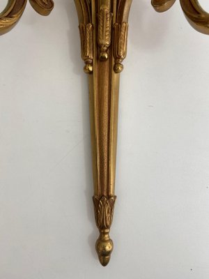 Luigi XVI Style Bronze Sconces from Lucien Gau, 1950s, Set of 2-BA-1375087