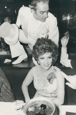 Luigia Gina Lollobrigida at Nightclub, 1950s, Photograph-DYV-1763799