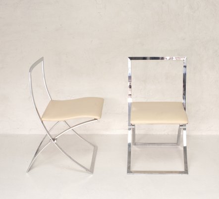 Luisa Folding Chairs by Marcello Cuneo for Mobel Italia, Set of 2-LPM-1240769