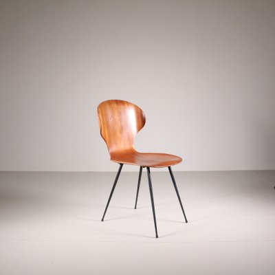 Lulli Chairs in Bentwood by Carlo Ratti, 1950s, Set of 4-VJY-1821083