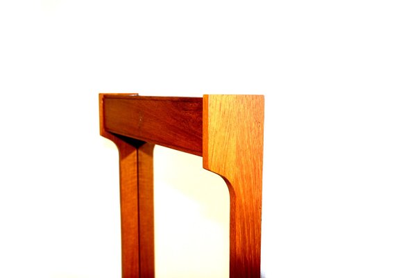 Luminous Mirror in Teak, Sweden, 1960s-GEK-1022626