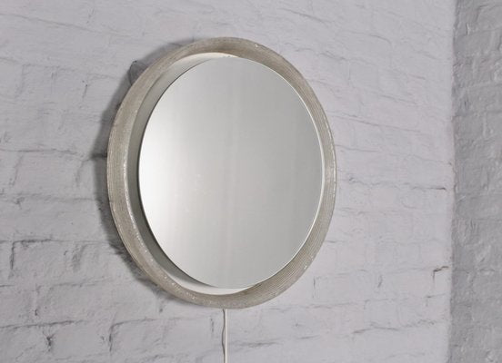 Luminous Round Mirror in Acrylic Glass-OWS-1027856