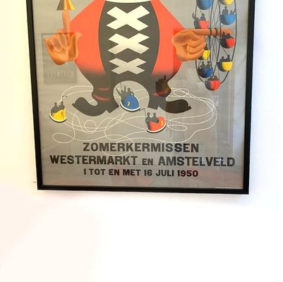 Lunapark Poster by Reyn Dirksen, Netherlands, 1950s-GG-1420121