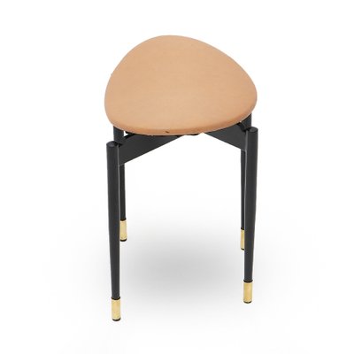 Lutrario Stool by Carlo Mollino for Doro Cuneo, 1950s-EZ-1811098