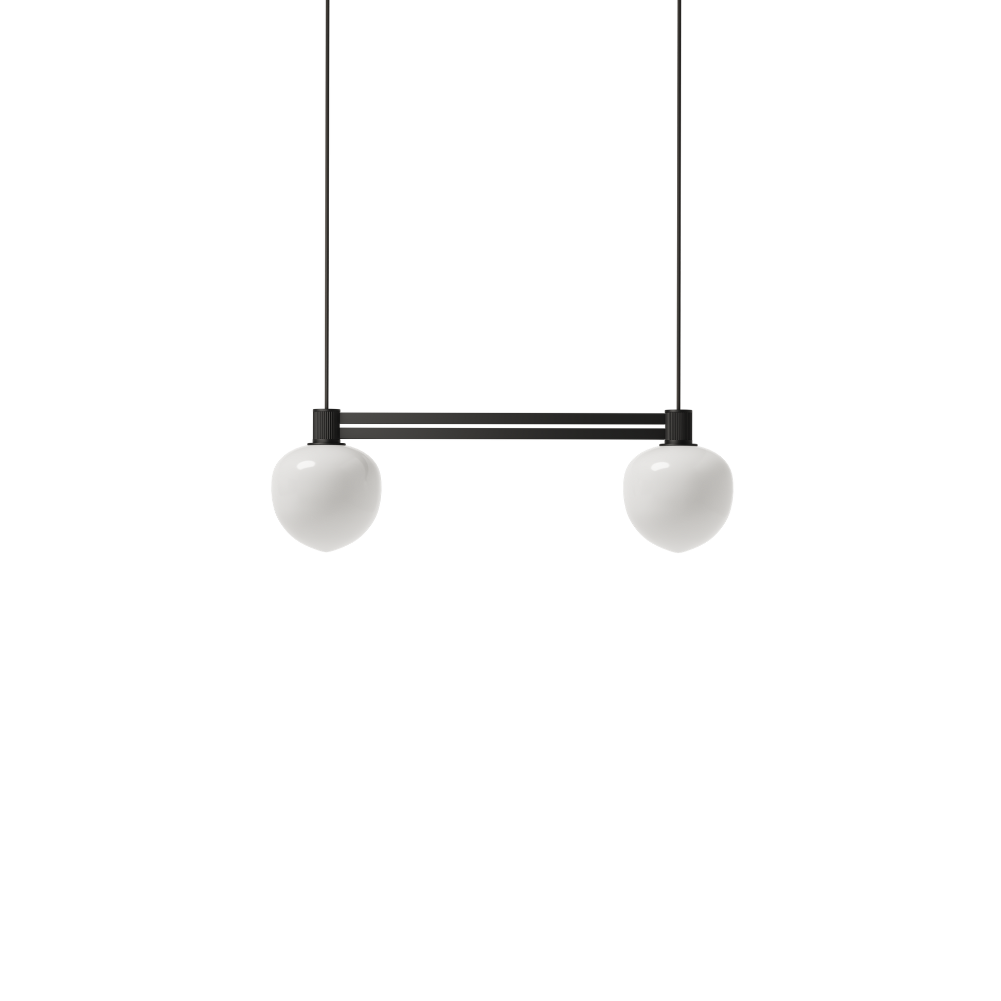 MEMOIR 120 SIDE BY SIDE II Pendant Lamp by LYFA #Black/ Opal