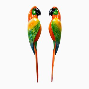 Macaws in Fiberglass & Epoxy, Italy, 1970s, Set of 2-NUC-1424810