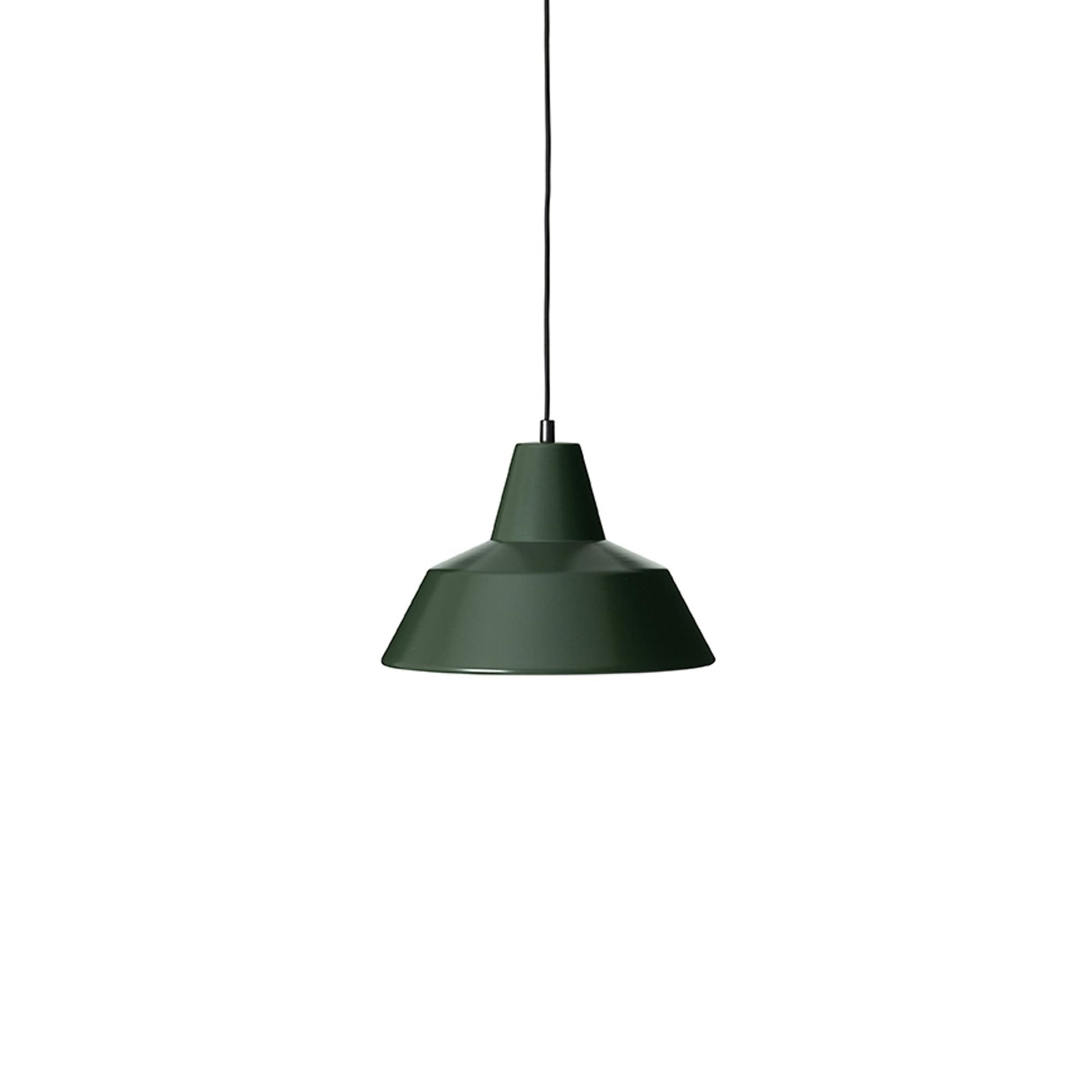 Workshop Lamp Pendant Lamp W3 by Made By Hand #Racing Green