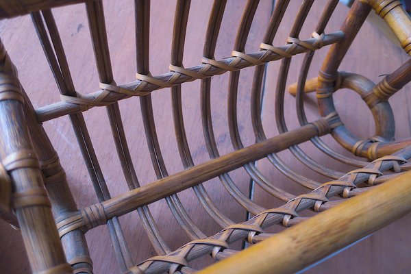 Magazine Rack in Bamboo, 1960s-ED-1782740