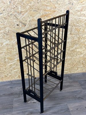 Magazine Rack in Mahogany & Brass from Wiener Werkstätte, Austria, 1900s-EJL-1723935