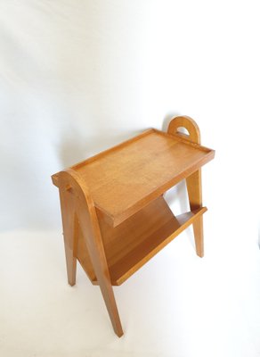 Magazine Rack or Side Table in Oak, 1950s-ADN-1264116