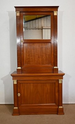 Mahogany 2-Cornered Directoire Style Cabinet, 19th Century-RVK-1440534