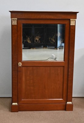 Mahogany 2-Cornered Directoire Style Cabinet, 19th Century-RVK-1440534