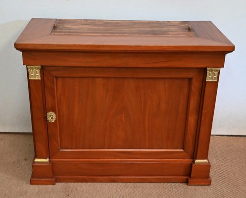 Mahogany 2-Cornered Directoire Style Cabinet, 19th Century-RVK-1440534